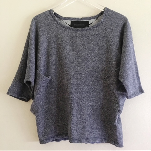 Zara Sweaters - Zara Denim Wear Collection Slouchy Sweatshirt M
